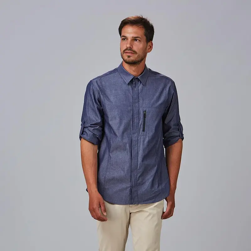 CAMISA HOMBRE CREMALLERAS SLIM FIT FABIO