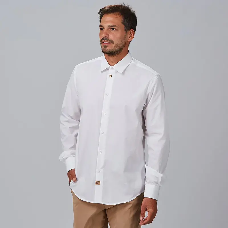 CAMISA HOMBRE ELISEO SLIM FIT TEJIDO RECICLADO