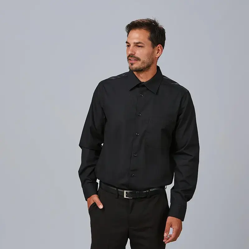 CAMISA HOMBRE M/L POP. "RED LINE"