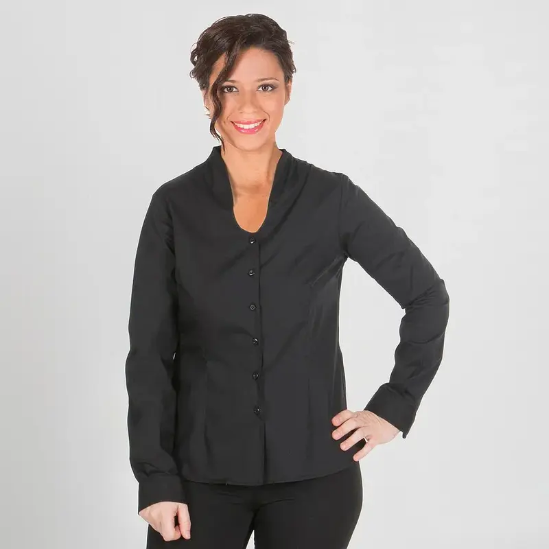 CAMISA MUJER CUELLO CHIMENEA LILIANA