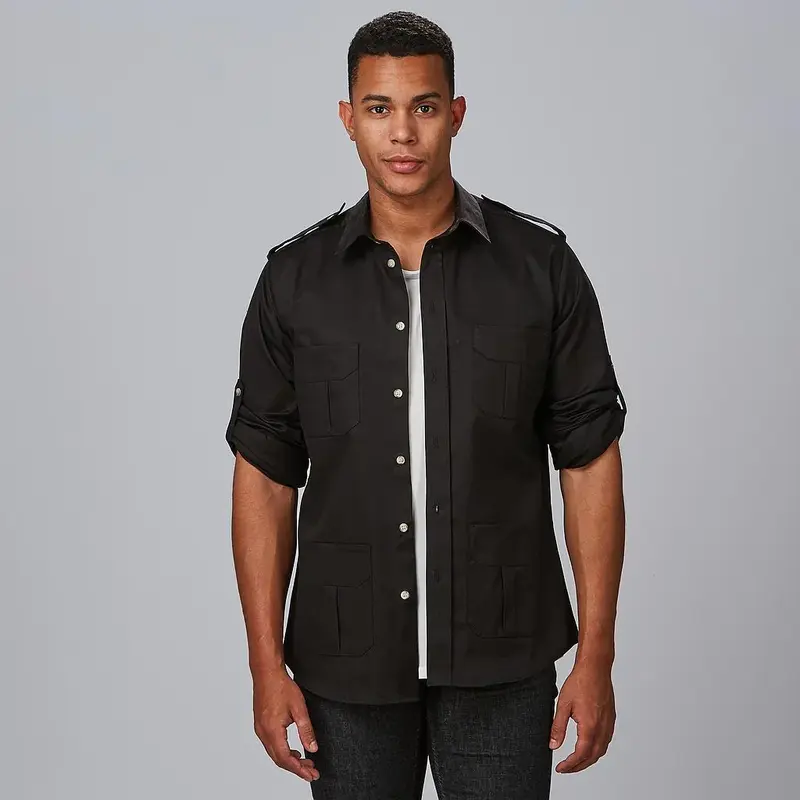 CAMISA UNISEX MANGA ROLL UP MICHELE