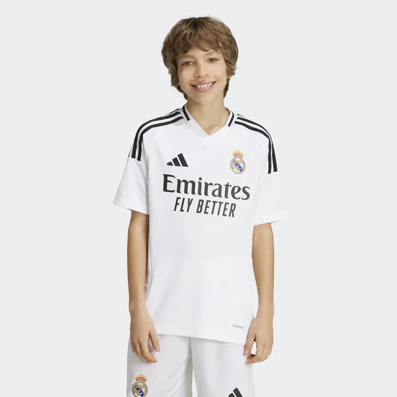 Camiseta adidas Primera Equipación Real Madrid 24-25 Niño