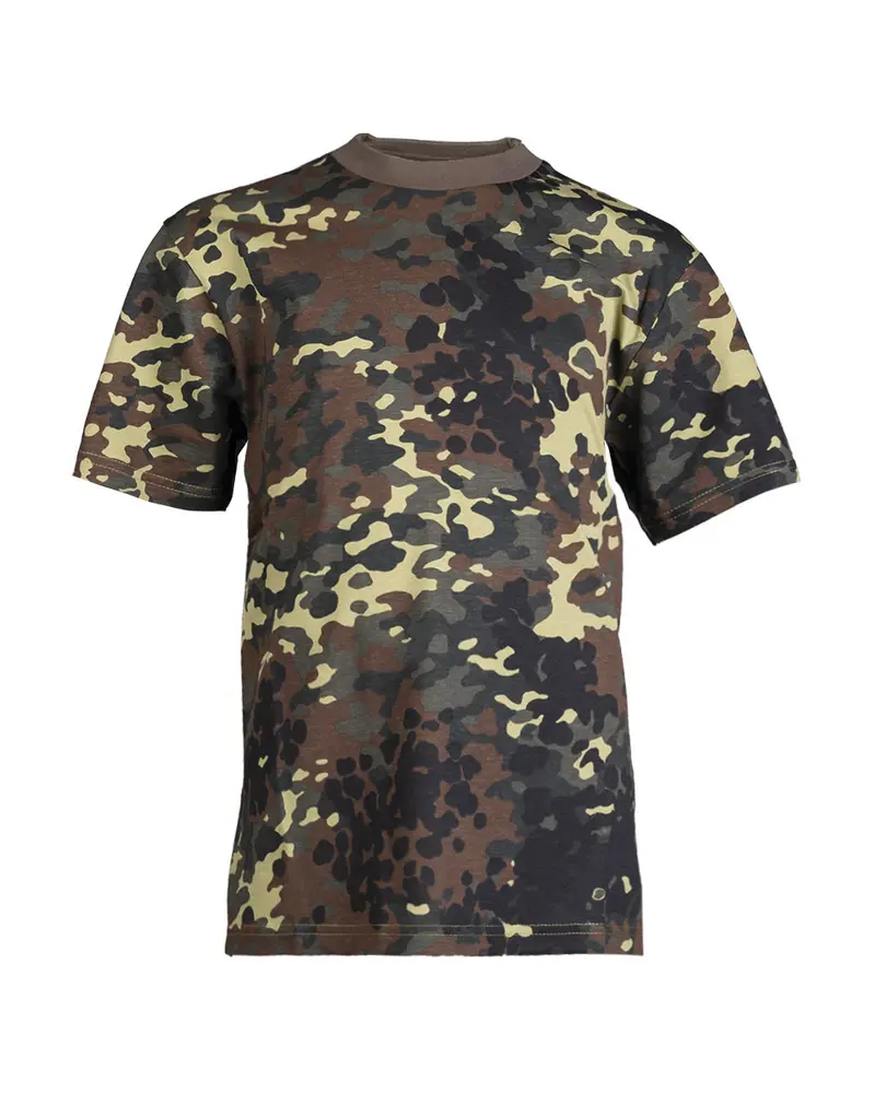 Camiseta Infantil Mil-Tec Flecktarn - Camuflaje Alemán Auténtico para Niños