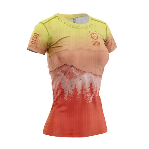 Camiseta manga corta mujer - Orange Forest