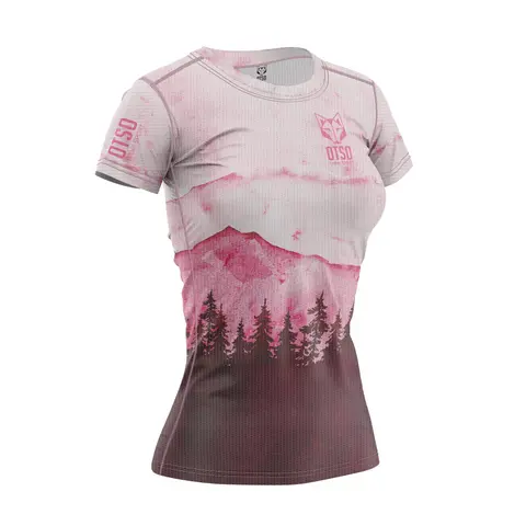 Camiseta manga corta mujer - Pink Forest