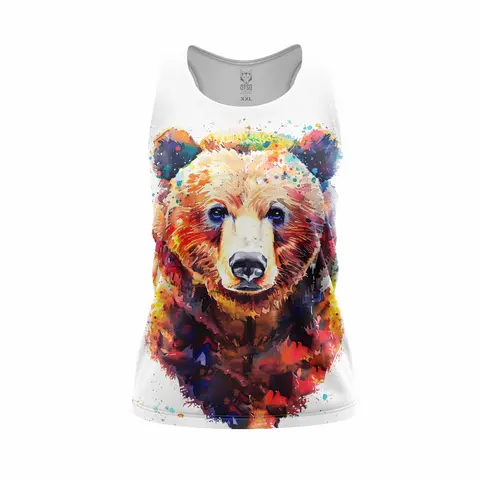 Camiseta sin mangas mujer - Be Wild Bear
