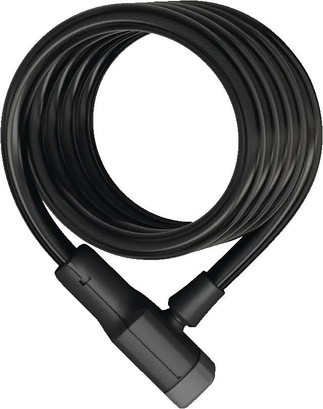 Candado Abus Booster 6512k/180cm negro sin soporte