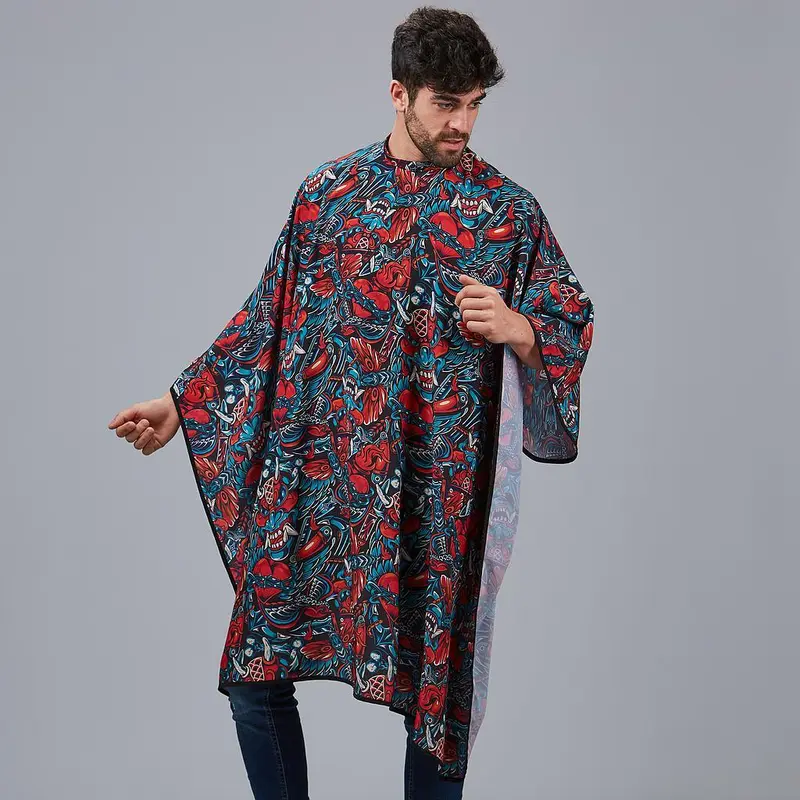 CAPA DE PELUQUERIA ESTAMPADA
