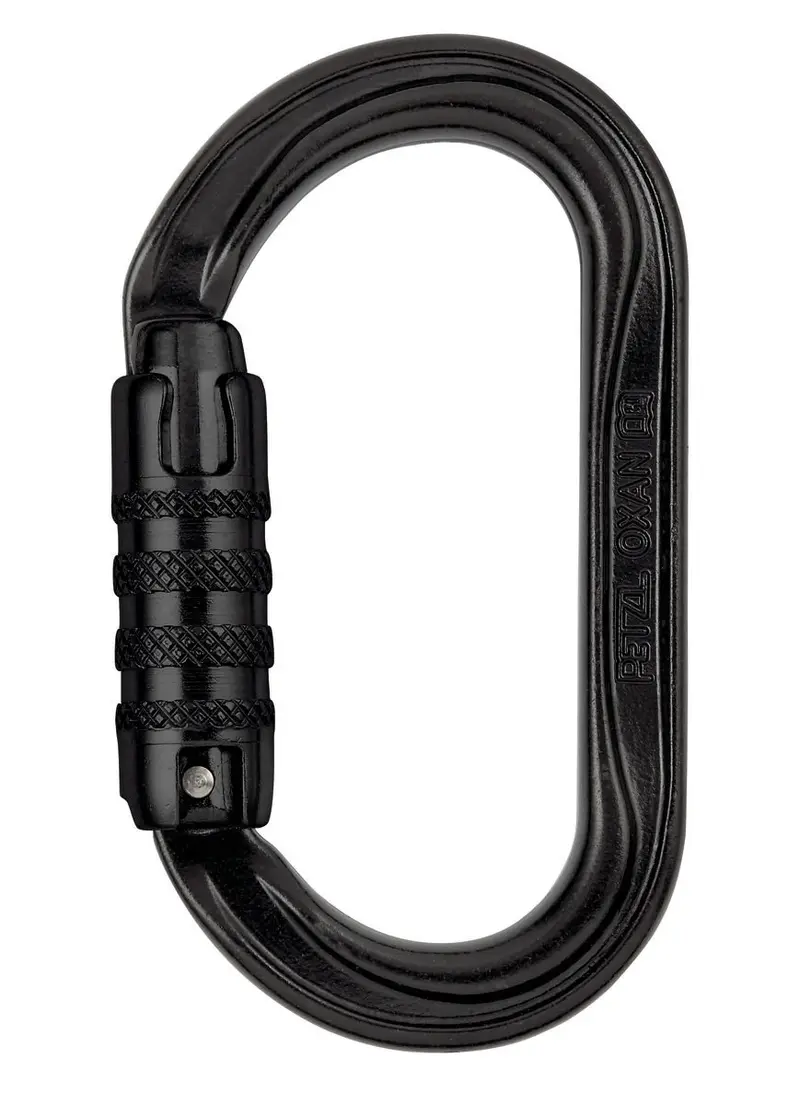 Carabinero Oxan Triact-Lock U Black - Petzl