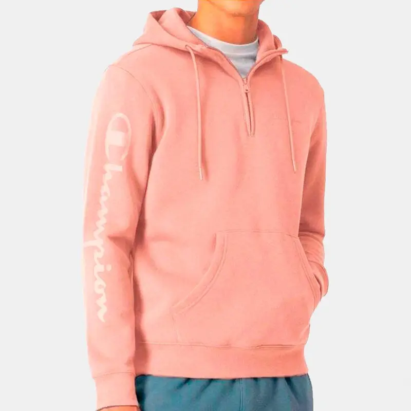 Champion Hooded Half Zip Sweatshirt
