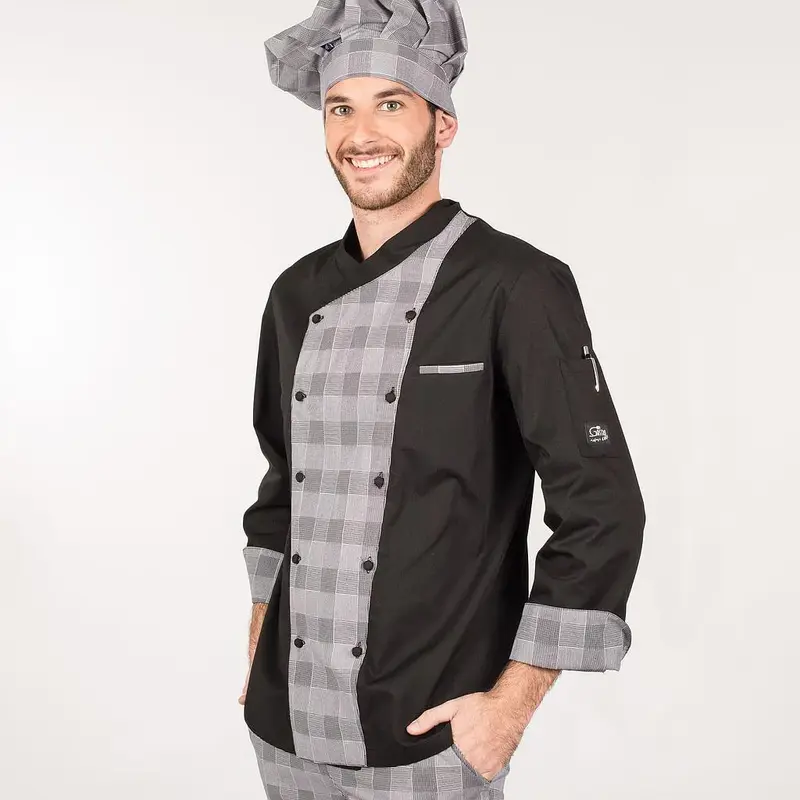 CHAQUETA COCINA HOMBRE CRONOS