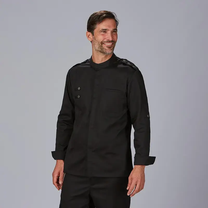CHAQUETA COCINA HOMBRE SATEN ALGODON CUETO