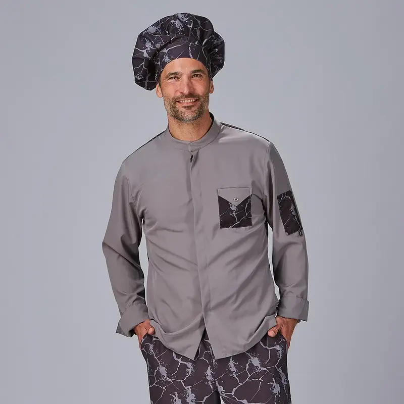 CHAQUETA COCINA UNISEX COMBI CANALE RAYO