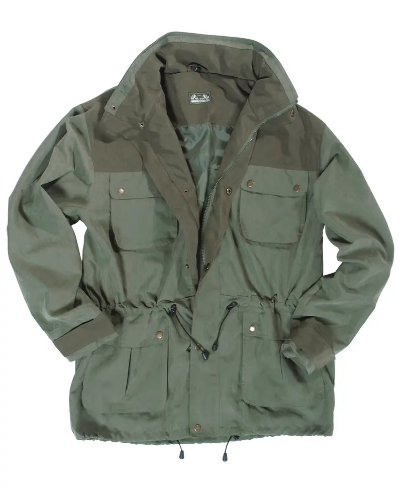 Chaqueta Mil-Tec Hunting Oliva - Cazadora Táctica Militar para Caza y Outdoor