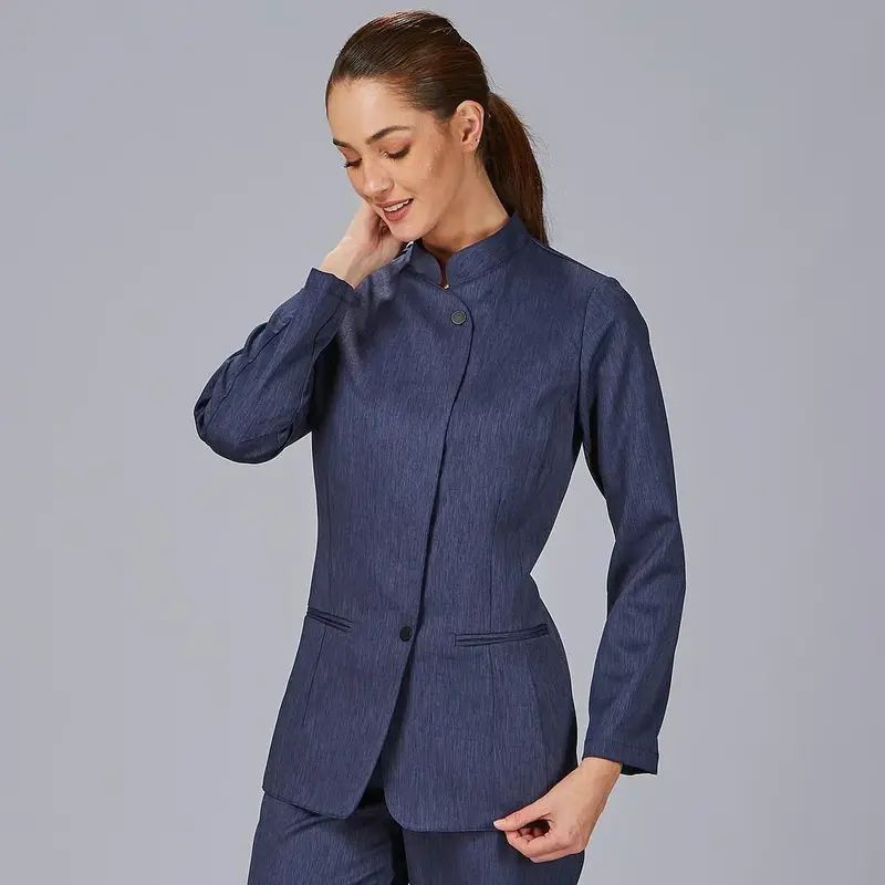 CHAQUETA MUJER CUELLO MAO CAMPOS