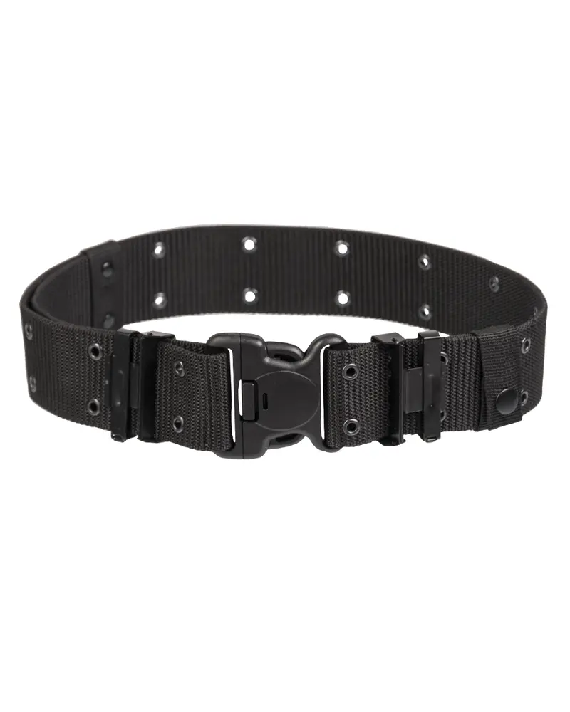 Cinturón Táctico Mil-Tec US Lochkoppel LC2 con Hebilla Duraflex Negro