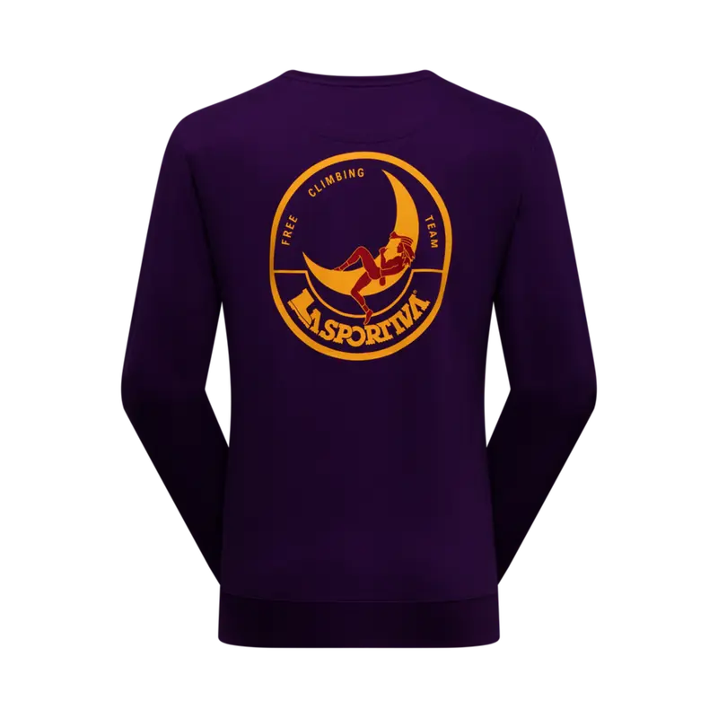 Climbing on the Moon Sweatshirt Hombre Camiseta Escalada La Sportiva