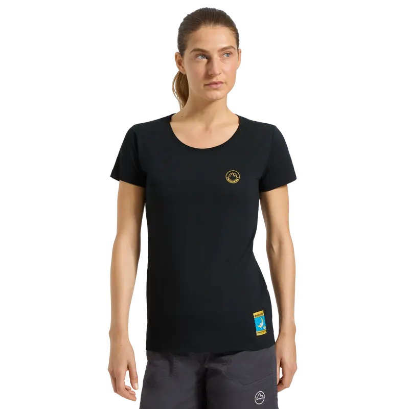 Climbing on the Moon T-Shirt Mujer Camiseta Escalada La Sportiva