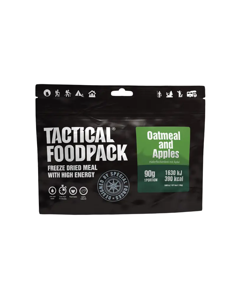 Comida Táctica Foodpack de Avena y Manzanas