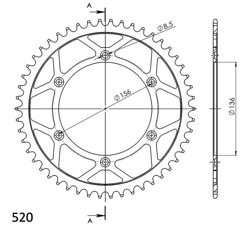 CORONA SUPERSPROX ALUMINIUM RED 48 D