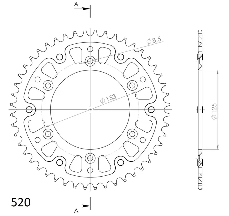 CORONA SUPERSPROX STEALTH RED 48 D