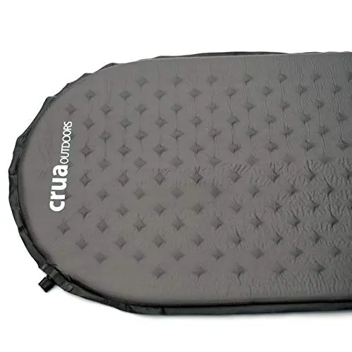 Crua Outdoors Colchoneta de dormir autoinflable se puede configurar en cuestión de minutos