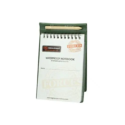 Cuaderno Impermeable Highlander 15x10.5cm