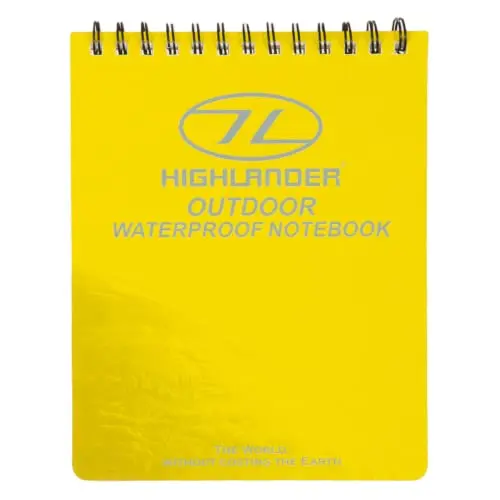 Cuaderno Impermeable Outdoor 15x12 cm Highlander