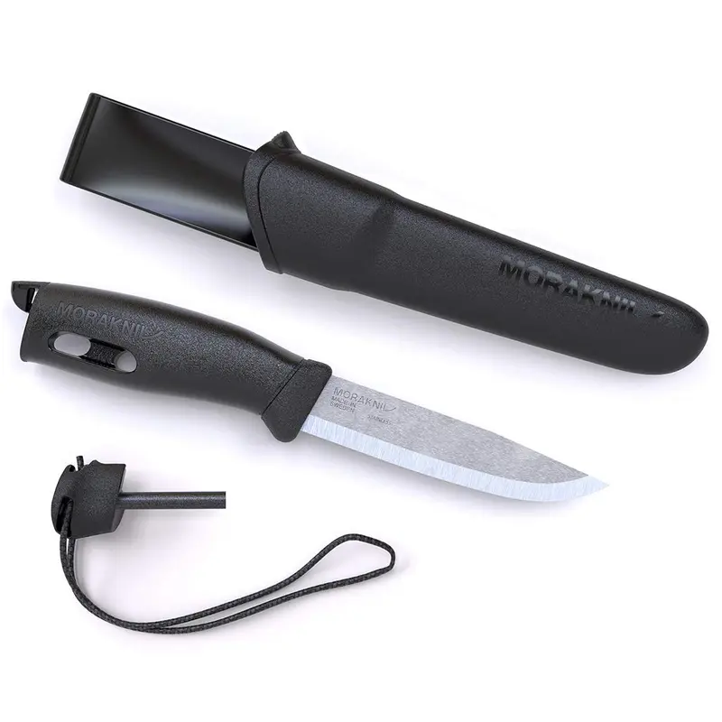 Cuchillo Morakniv Companion Spark con Funda y Encendedor