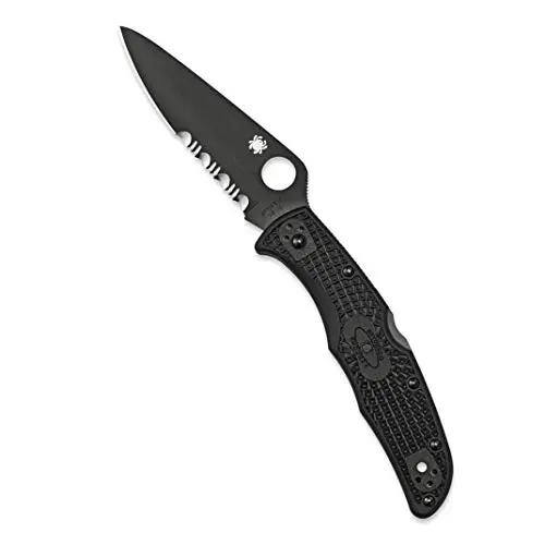 Cuchillo Plegable Spyderco Endura 4 FRN Black Combo Edge