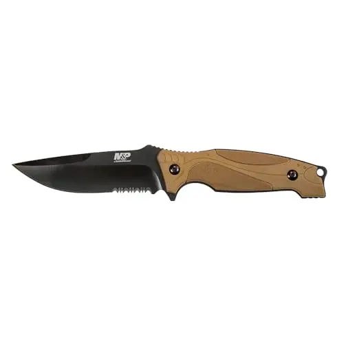 Cuchillo Smith & Wesson M&P M2.0 Drop Point FDE Handle