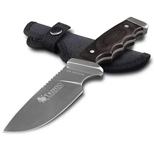 Cuchillo TRENTO Hunter 620 - Cuchillo de Caza Profesional con Hoja Resistente