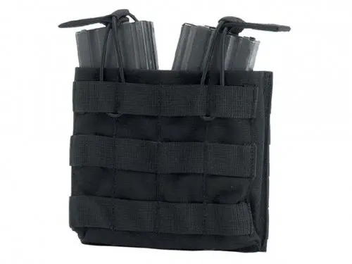 Defcon 5 Charger Holder Double Molle M4 AK - Portacargadores Doble Negro