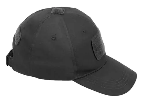 Defcon 5 Delta Baseball Cap BLACK - Gorra Táctica Militar Negra