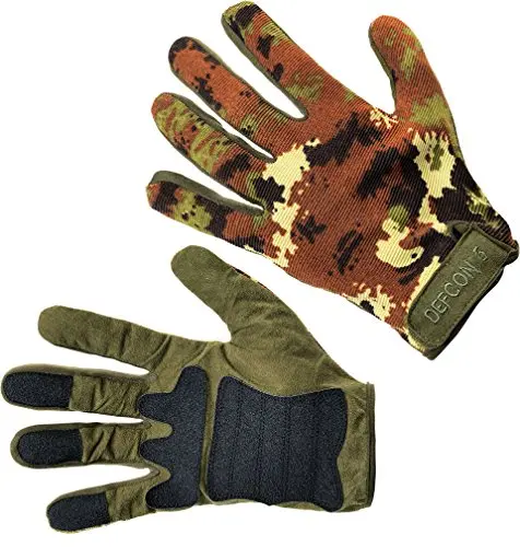 Defcon 5 Glove Shooting VEGETATO ITALIANO Talla S - Guantes Tácticos Militares