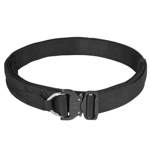 Defcon 5 Lima Tactical Belt BLACK - Cinturón Táctico Militar Resistente
