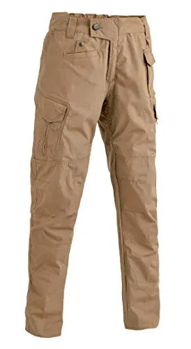 Defcon 5 Panther Tactical Pants Poly Cotton Rip-Stop Coyote Tan Talla S