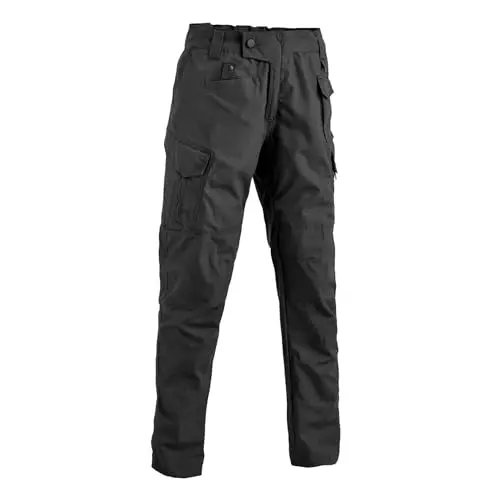 Defcon 5 Panther Tactical Pants Poly Cotton Rip-Stop Negro Talla S