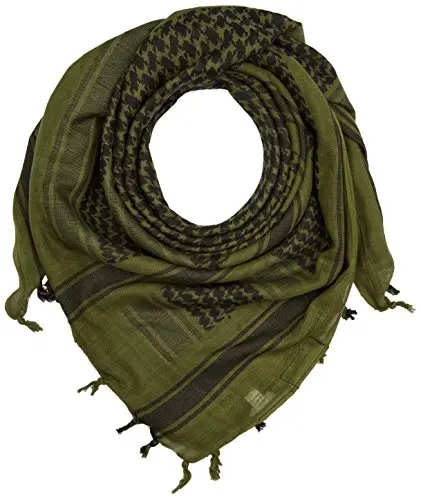 DEFCON 5 Pañuelo Shemagh Afgano 100% Algodón Verde Militar OD