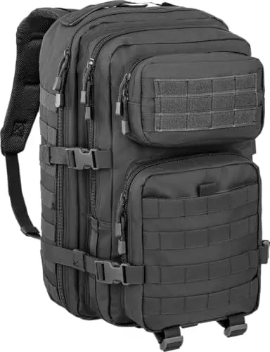 Defcon 5 Tactical Bull Backpack 36Lt - Mochila Táctica Militar Negro