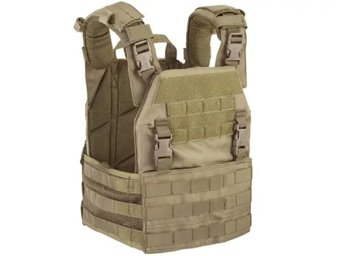 Defender Plate Carrier Coyote Tan - Chaleco Táctico Portaplacas Profesional