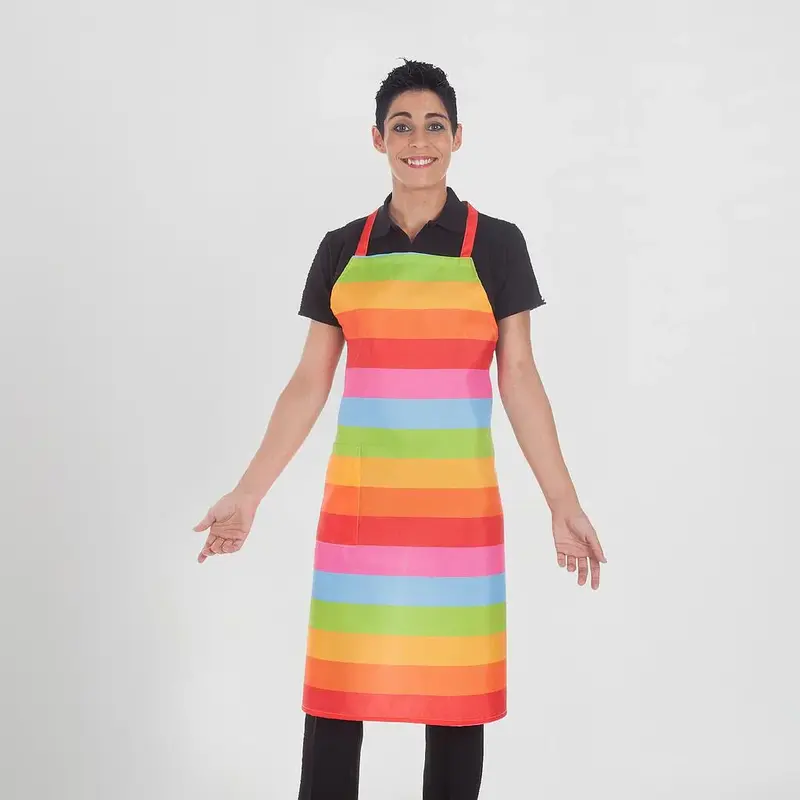 DELANTAL PETO BOLSILLO ESTAMPADO