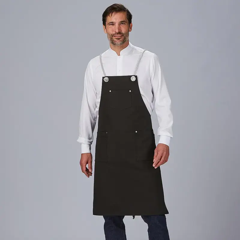 DELANTAL PETO CORDON TRENZADO 88X74 CM