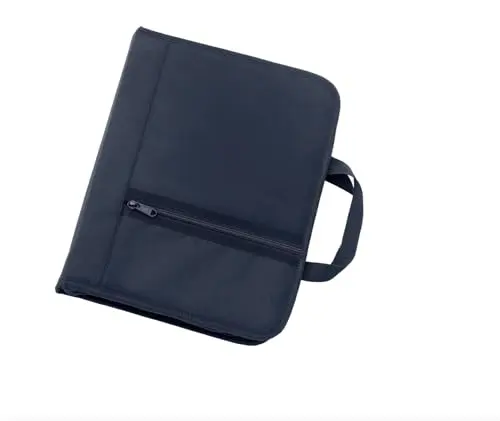 Delta Block Notes Holder With Under Cover Cut Resistant Plate NAVY BLUE - Portanotas con Placa Anticorte