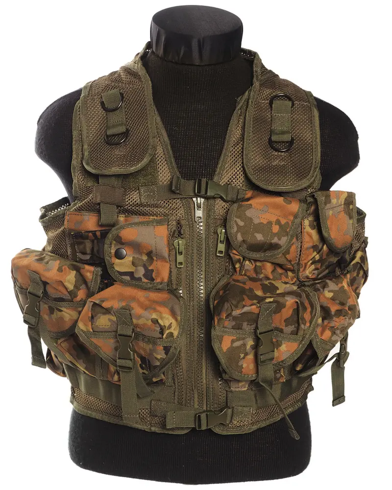 EINSATZWESTE TACTICAL (9 TA.)FLECKTARN
