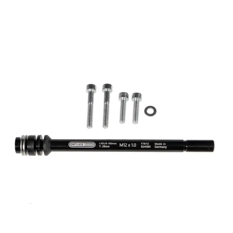 Eje Pasante Ortlieb Thru Axle Connector Black