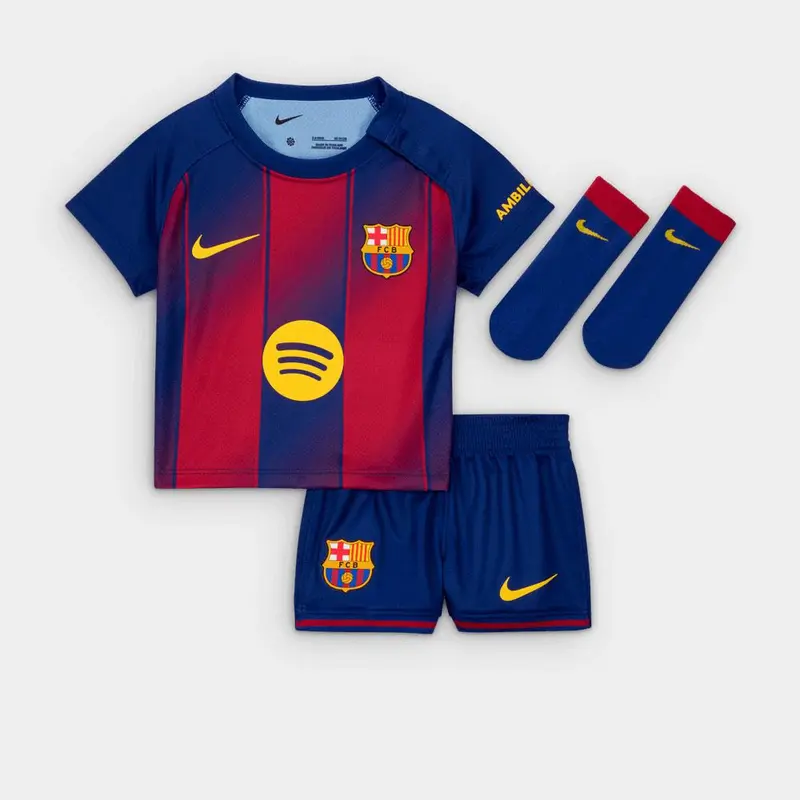 Equipación De 3 Piezas Replica De Fútbol Nike 1a Equipación Fc barcelona 2025/26 - Bebé E Infantil