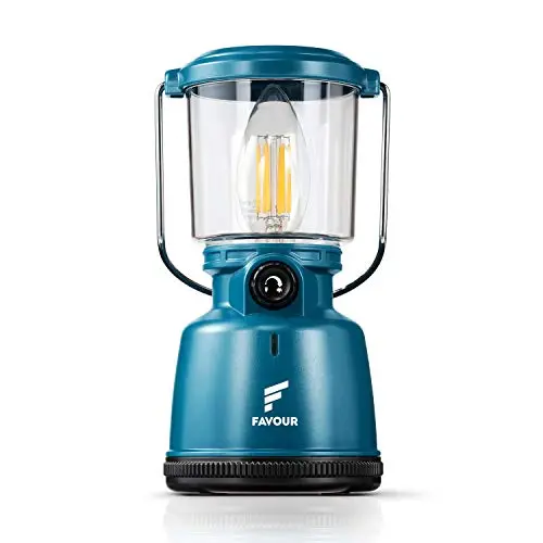 ▷ Favour Linterna Retro LED para Camping 👌