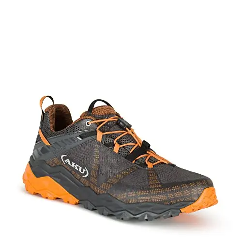 FLYROCK Black/Orange UK-6 - Calzado Deportivo de Alto Rendimiento