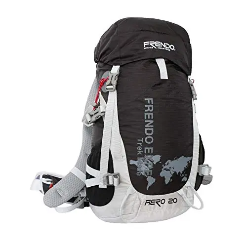 FRENDO AERO 30 Mochila Senderismo 30L Negro/Gris Sistema Espalda Tensada
